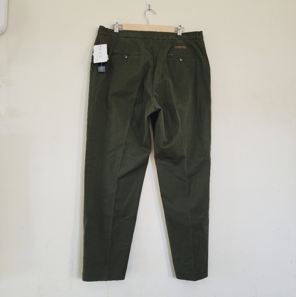 Lauren Ralph Lauren Business Casual Army Green Balmoral Highlite Pants size 16 - Picture 3 of 7